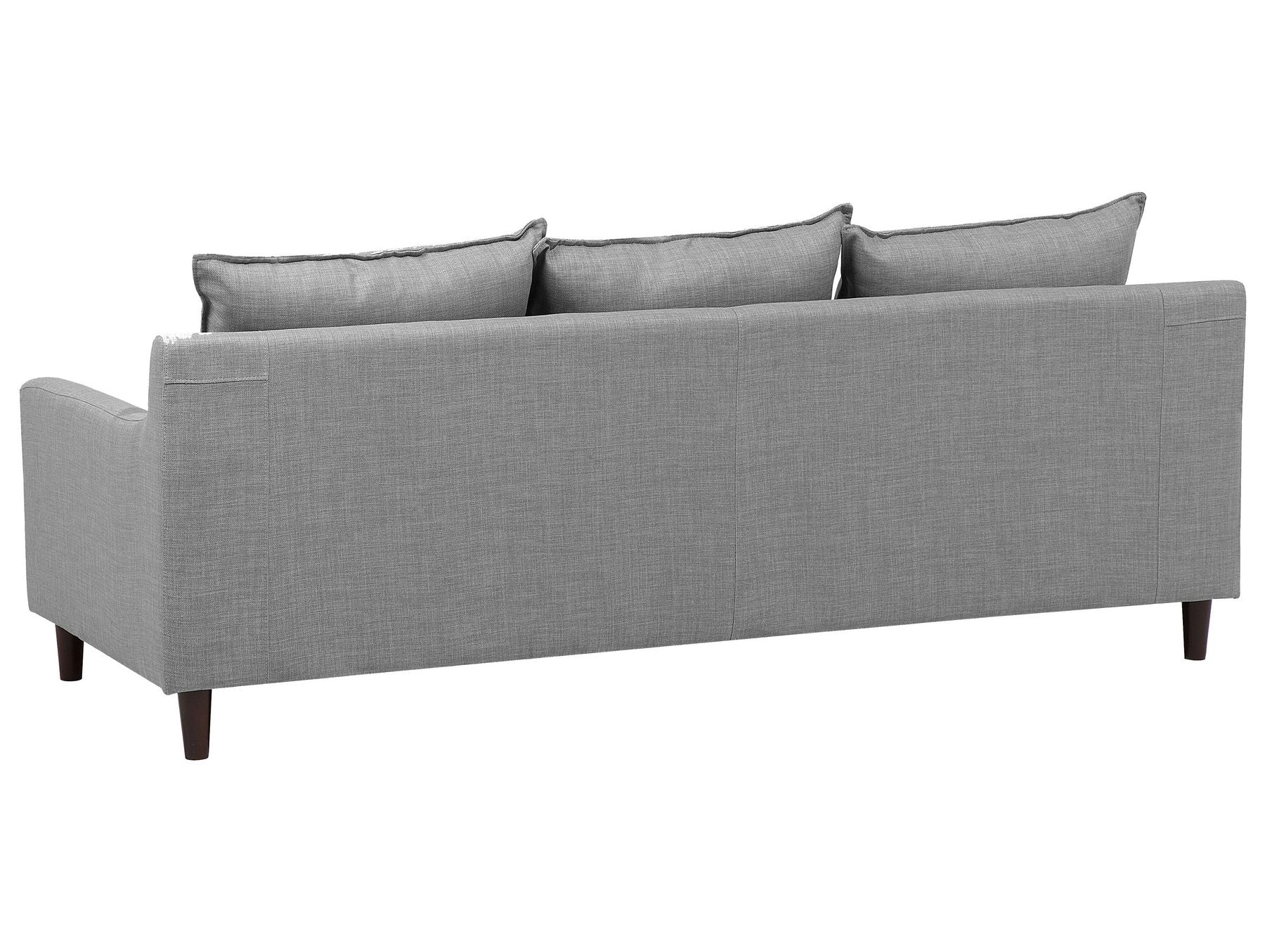 Right Hand Fabric Corner Sofa Light Grey ELVENES