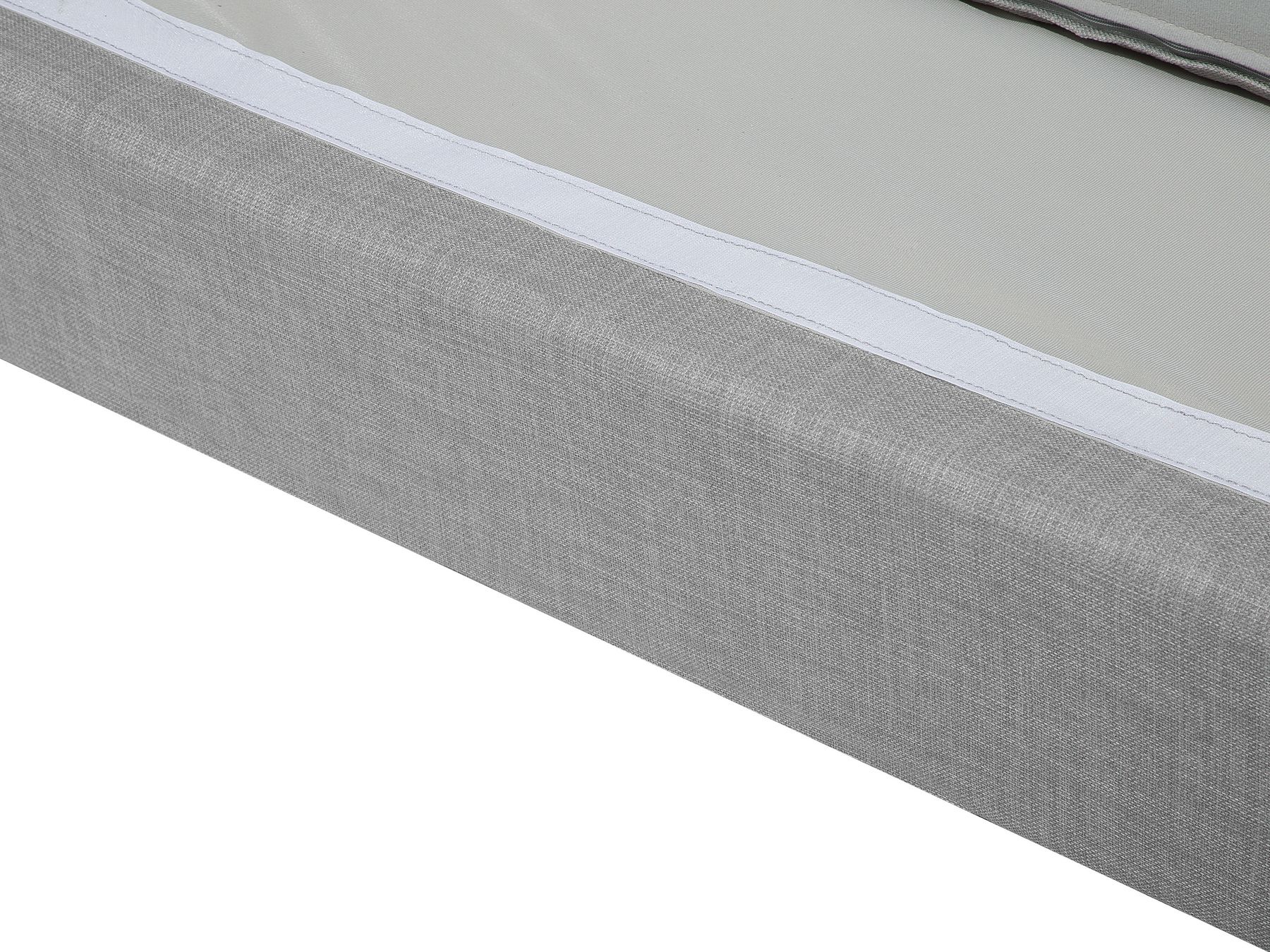 Right Hand Fabric Corner Sofa Light Grey ELVENES