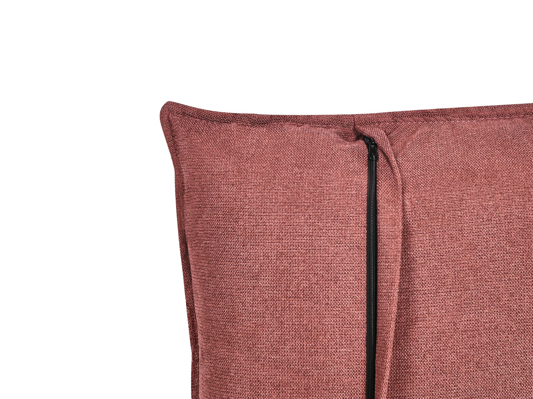3 Seater Fabric Sofa Burgundy HOBRO