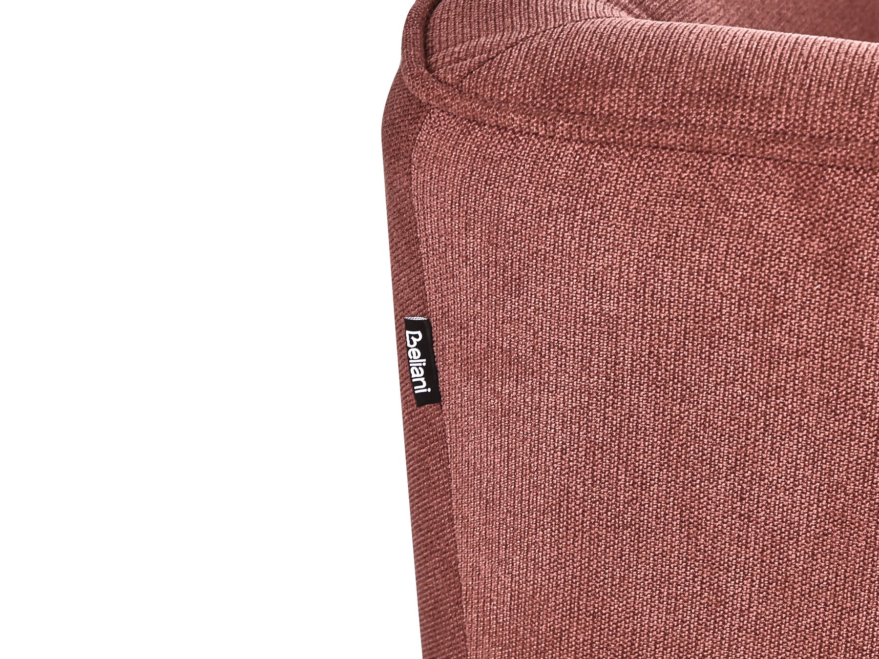 3 Seater Fabric Sofa Burgundy HOBRO