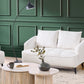 2 Seater Boucle Sofa White HOBRO