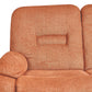 2 Seater Fabric Manual Recliner Sofa Orange BERGEN