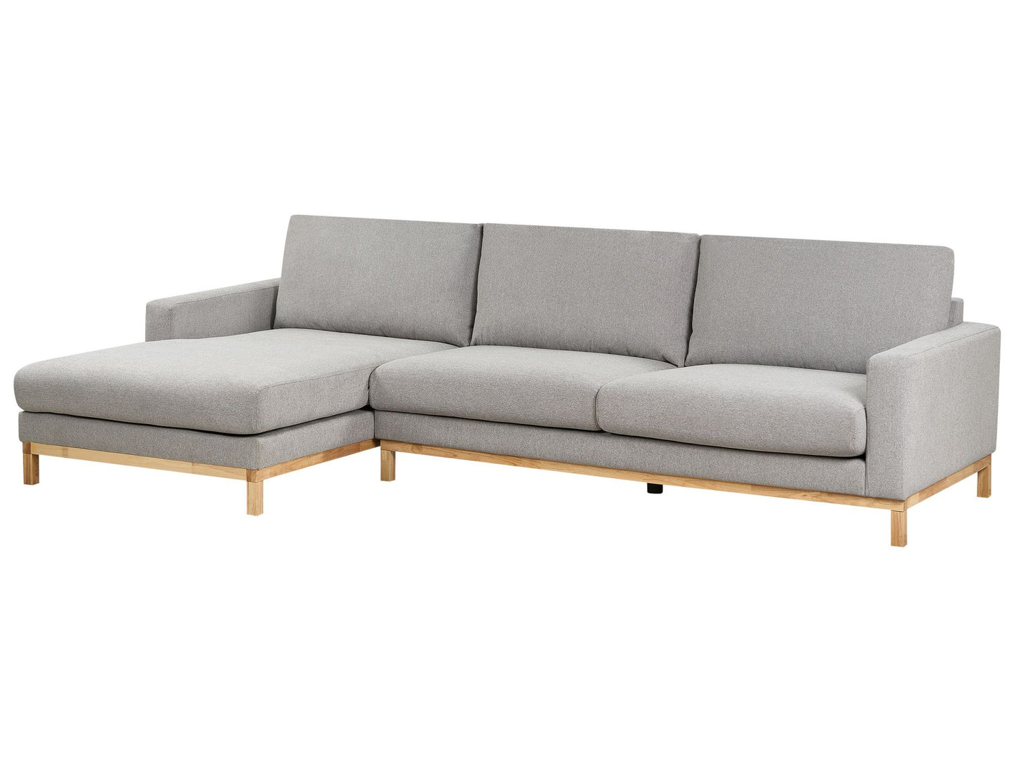 Right Hand Fabric Corner Sofa Grey SIGGARD