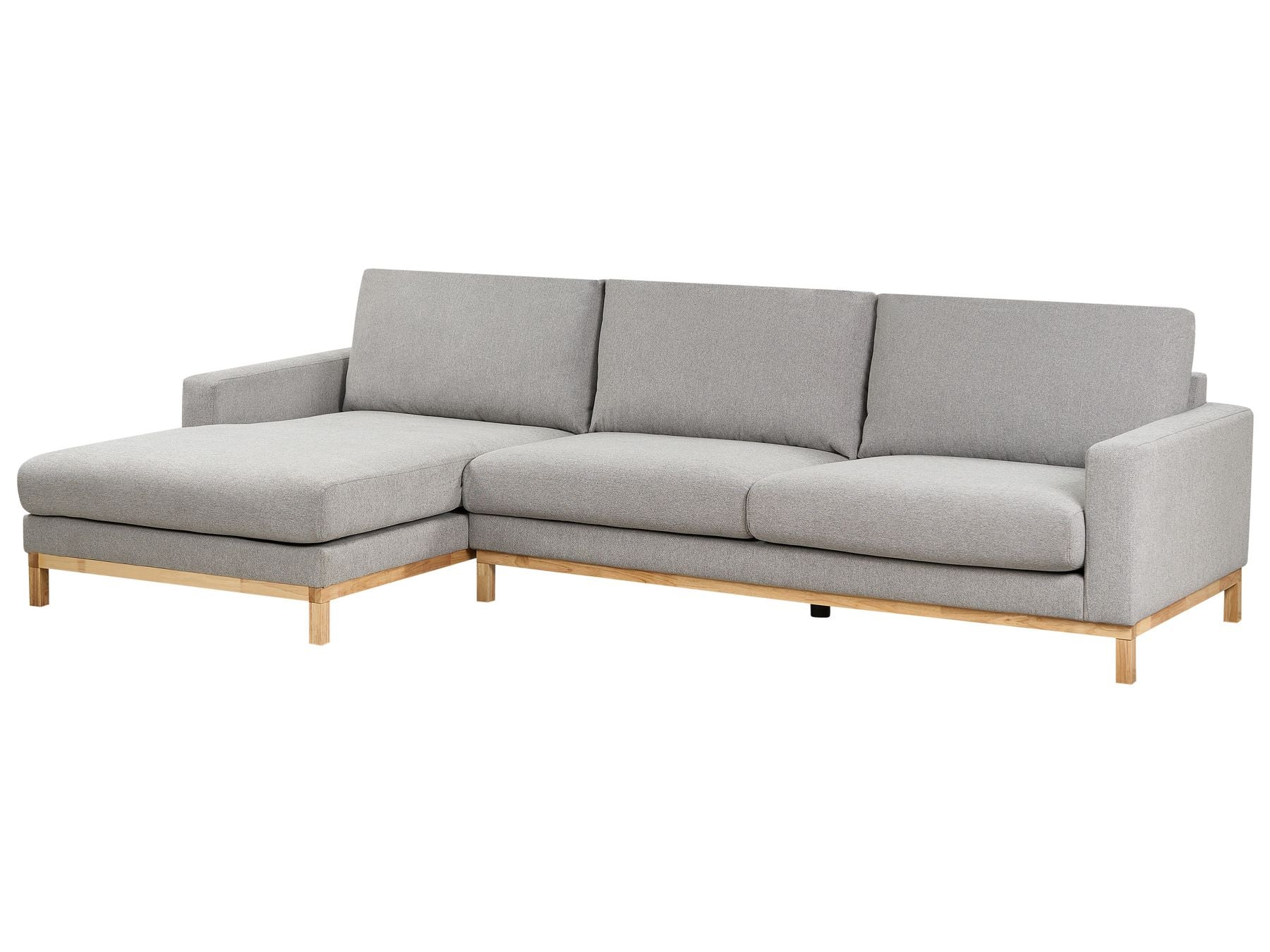 Right Hand Fabric Corner Sofa Grey SIGGARD