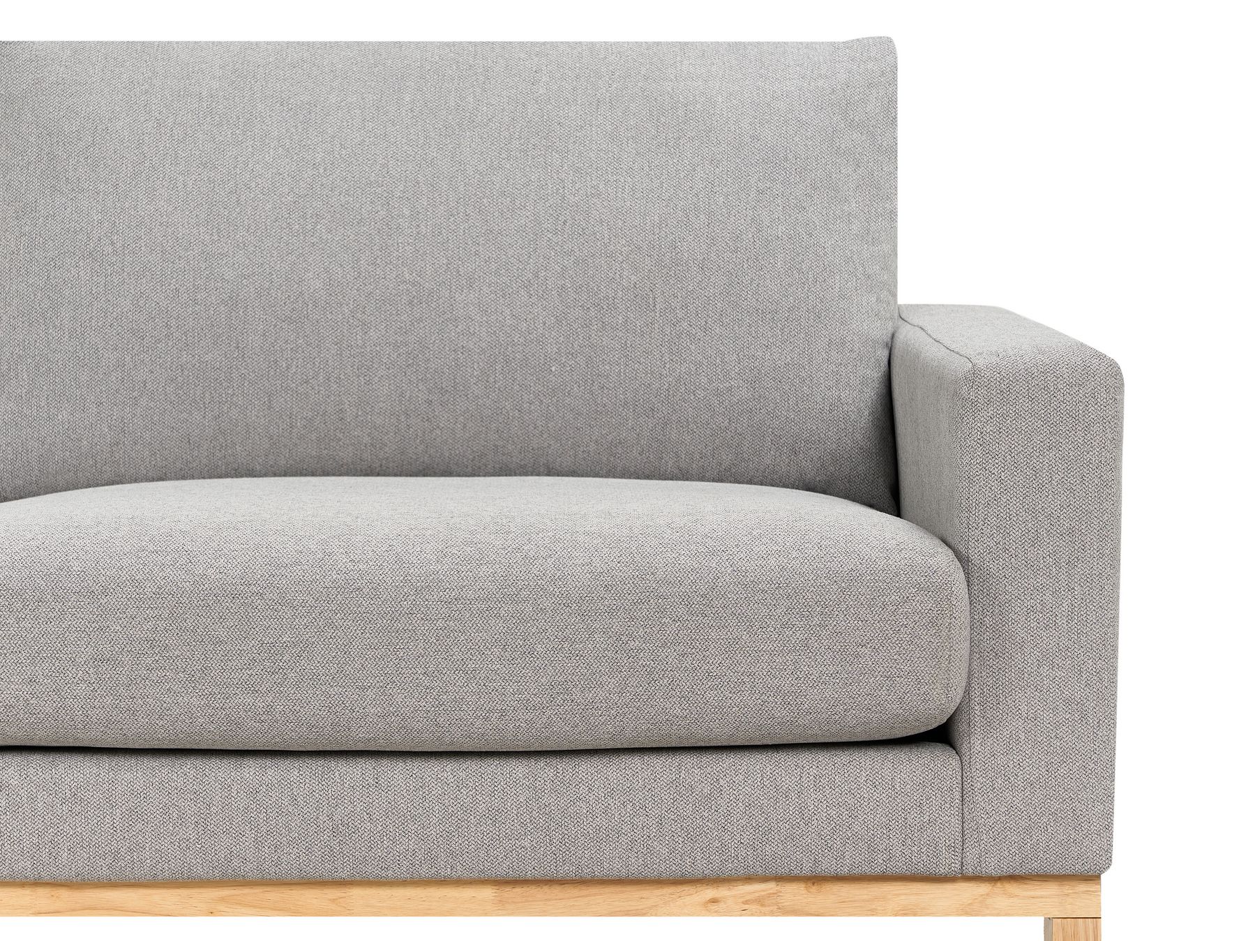 Right Hand Fabric Corner Sofa Grey SIGGARD