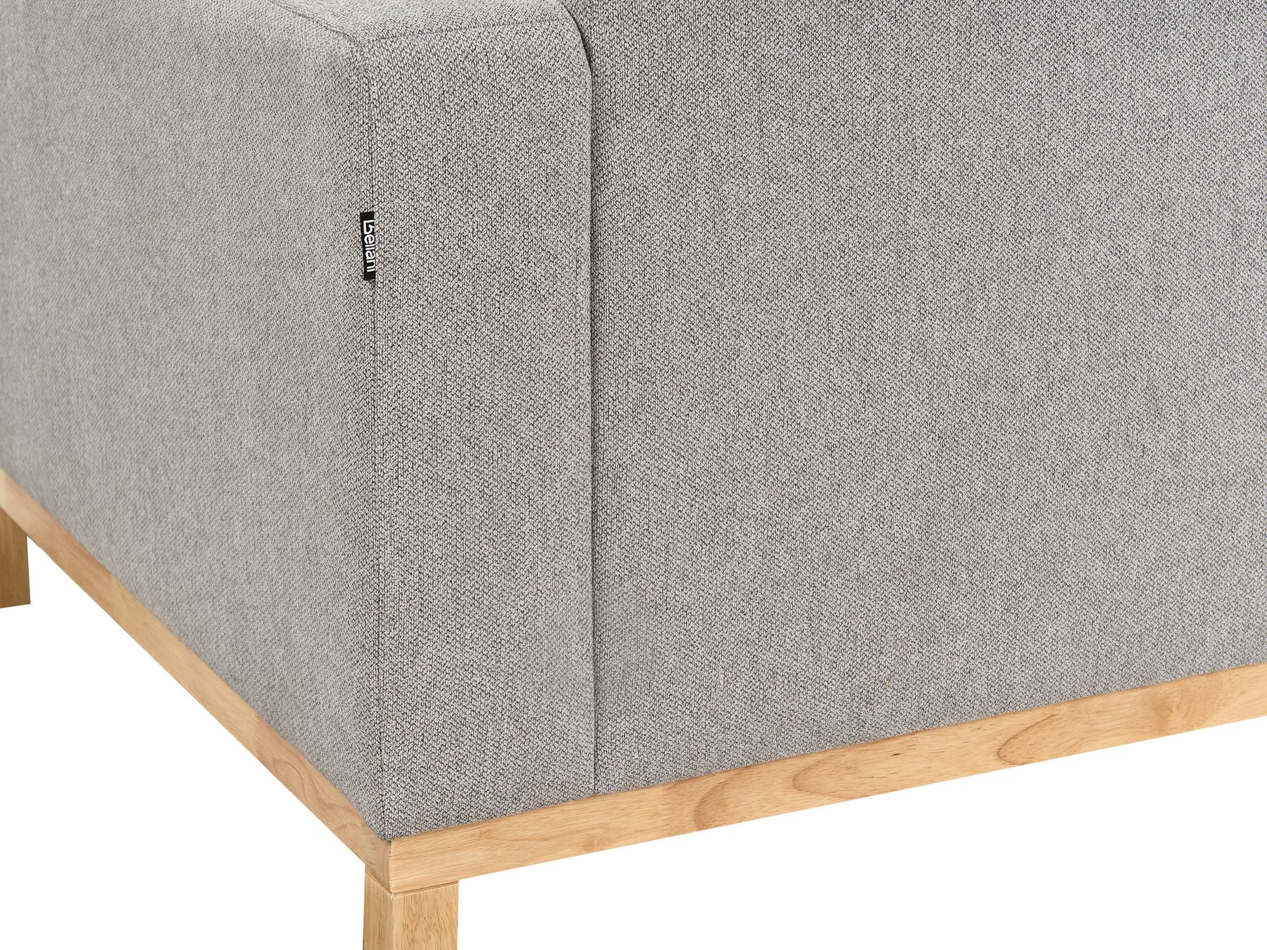Right Hand Fabric Corner Sofa Grey SIGGARD