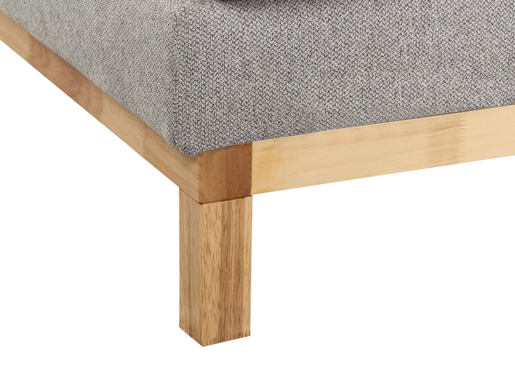 Right Hand Fabric Corner Sofa Grey SIGGARD