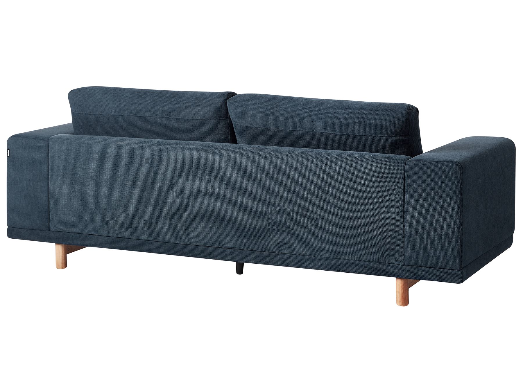 3 Seater Fabric Sofa Blue NIVALA