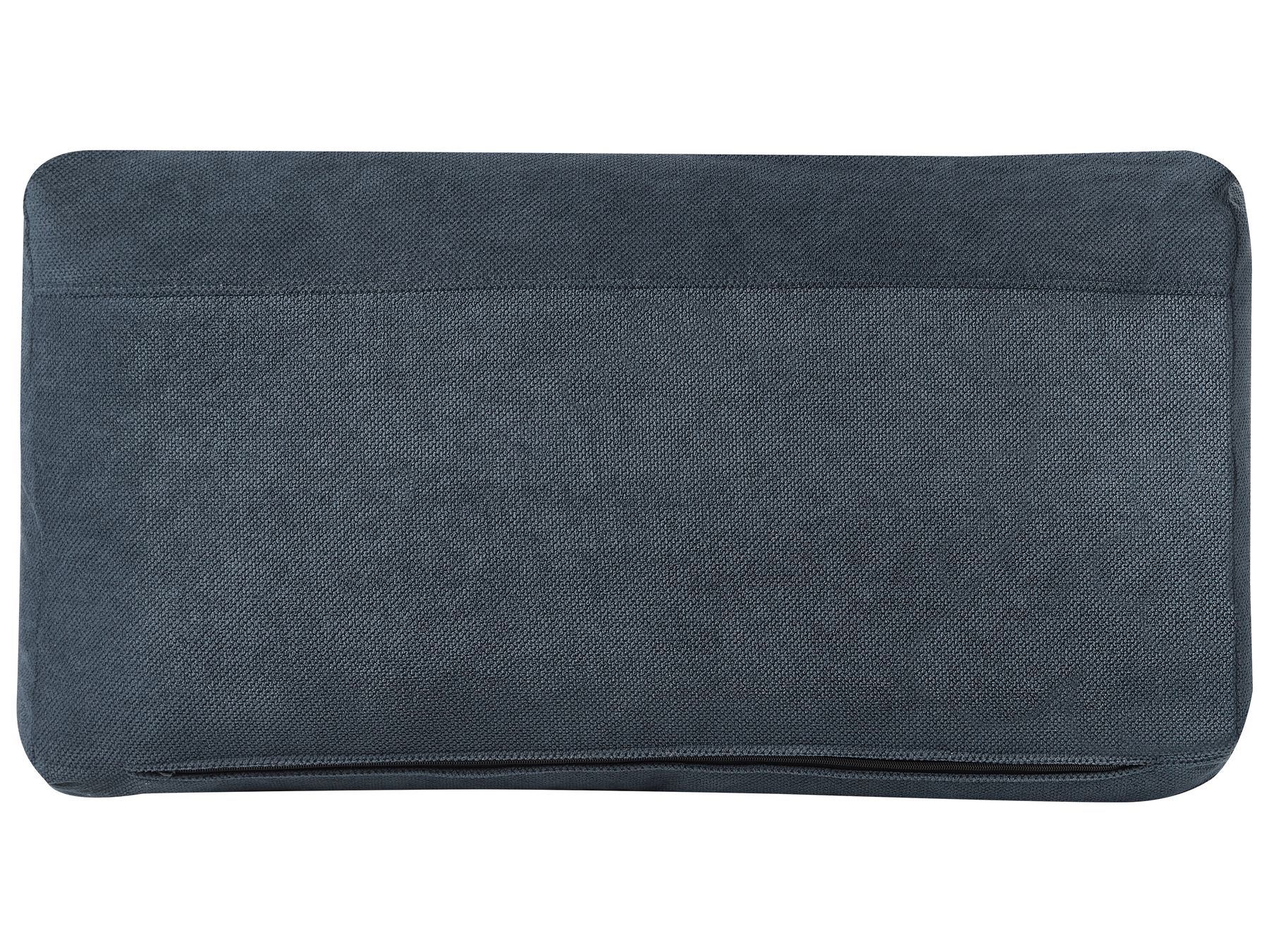 3 Seater Fabric Sofa Blue NIVALA