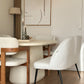 2 Seater Boucle Kitchen Sofa White OSBY