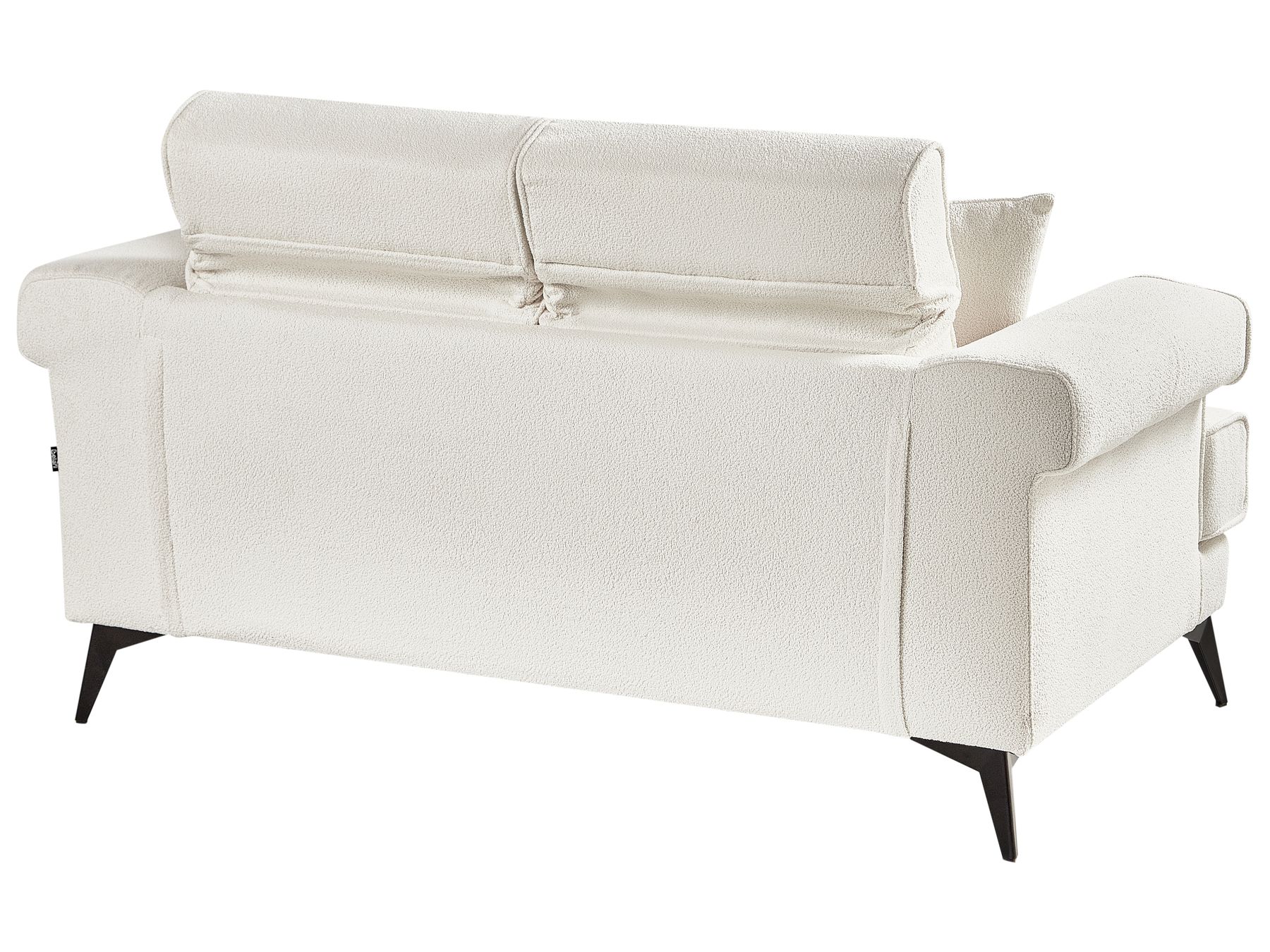 2 Seater Boucle Sofa White SKIVE