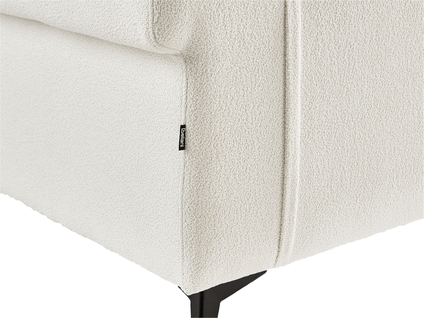 2 Seater Boucle Sofa White SKIVE