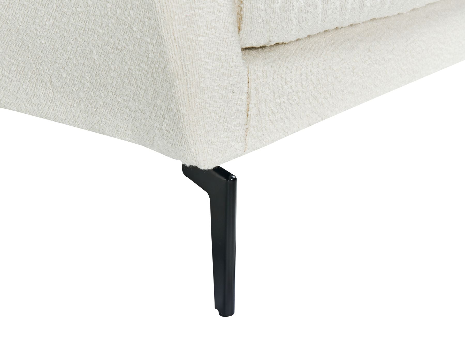 4 Seater Boucle Sofa White NENOLA
