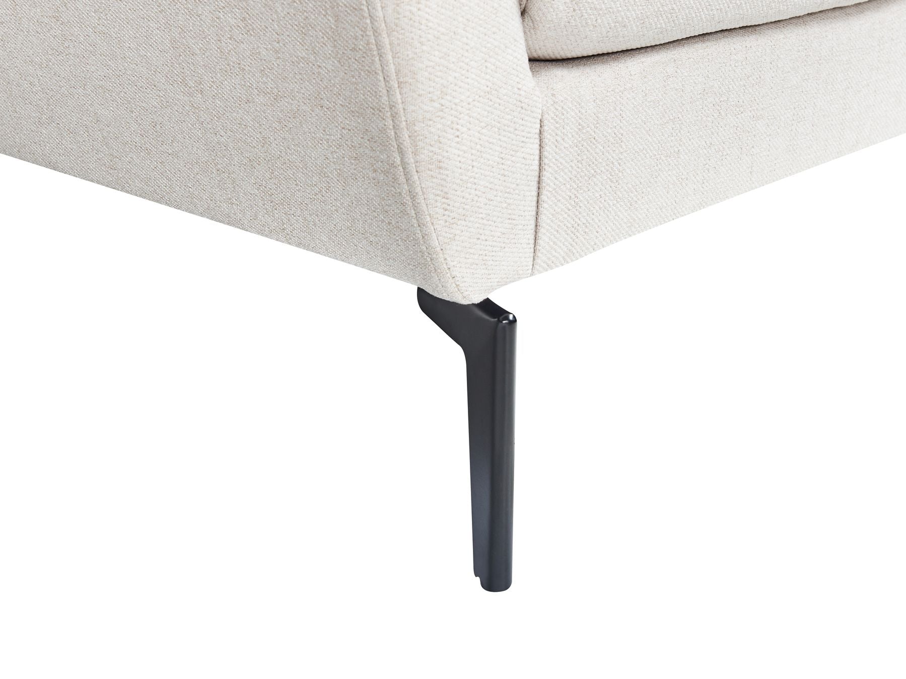 4 Seater Fabric Sofa Beige NENOLA