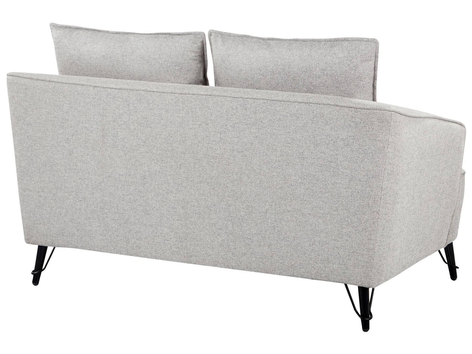 2 Seater Fabric Sofa Grey HOBRO