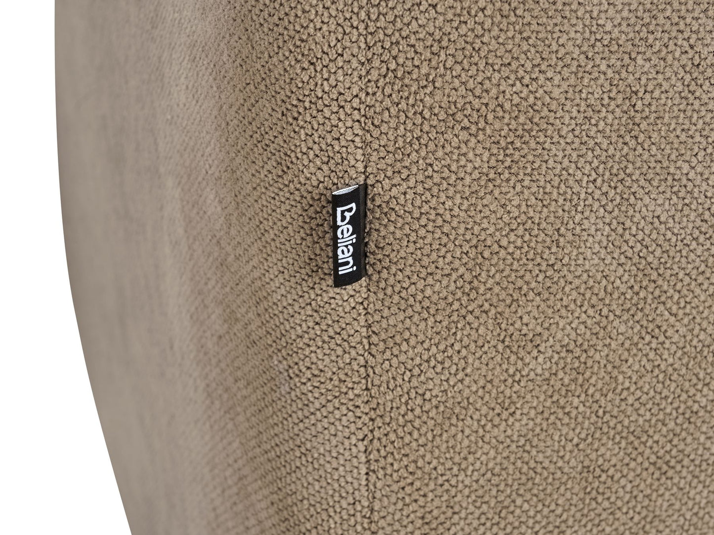 2 Seater Fabric Sofa Brown HOBRO