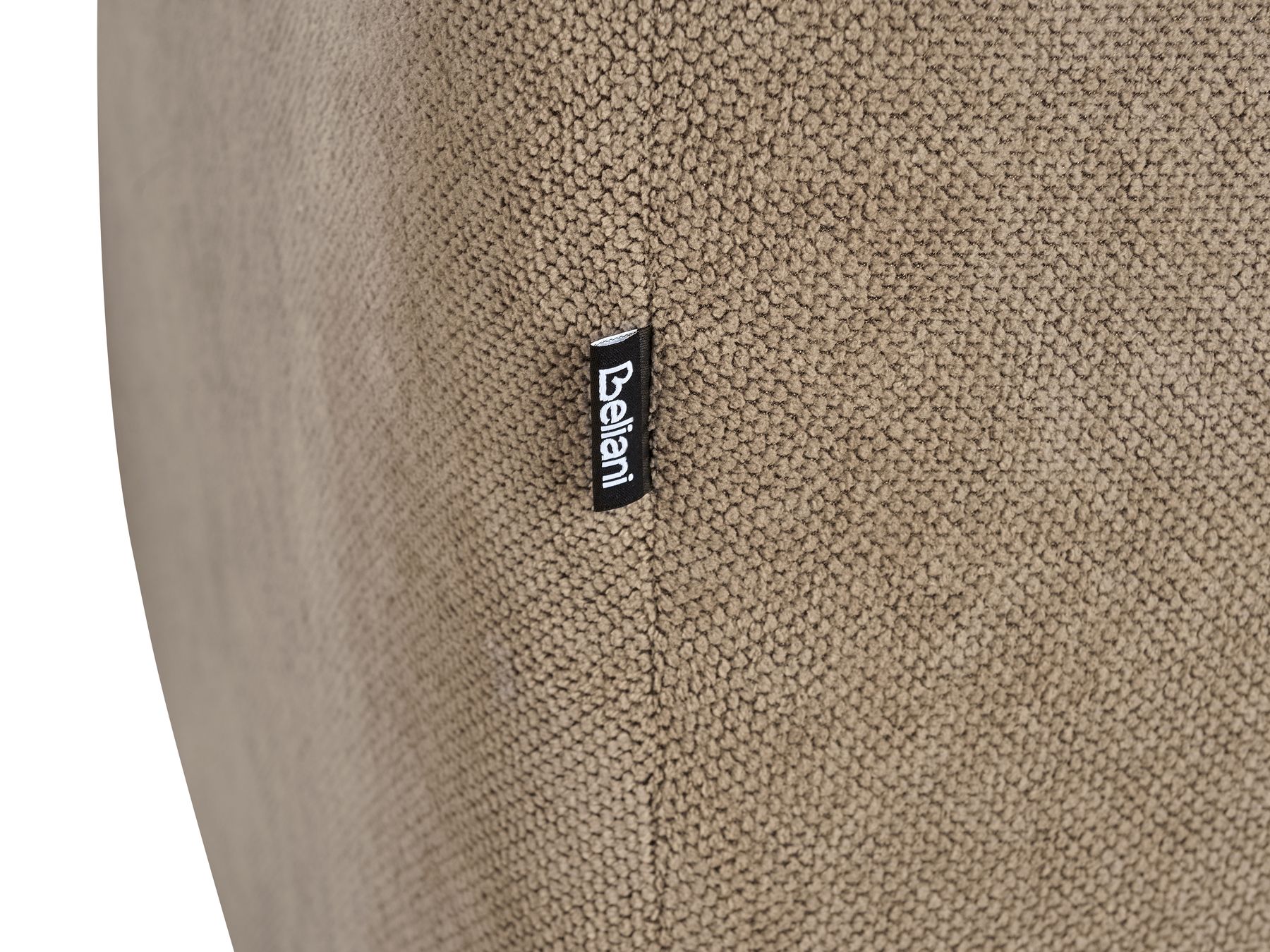 2 Seater Fabric Sofa Brown HOBRO