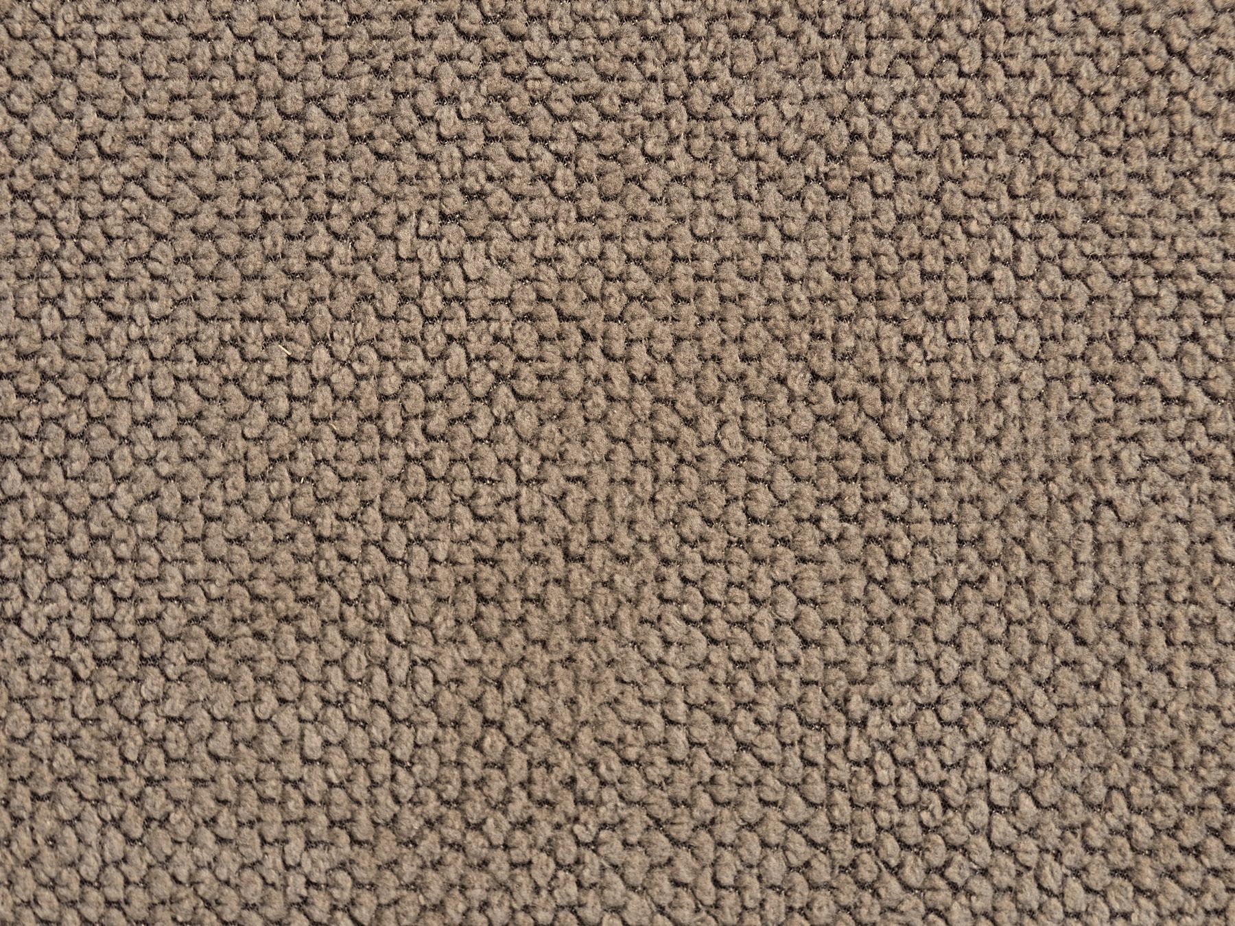 2 Seater Fabric Sofa Brown HOBRO