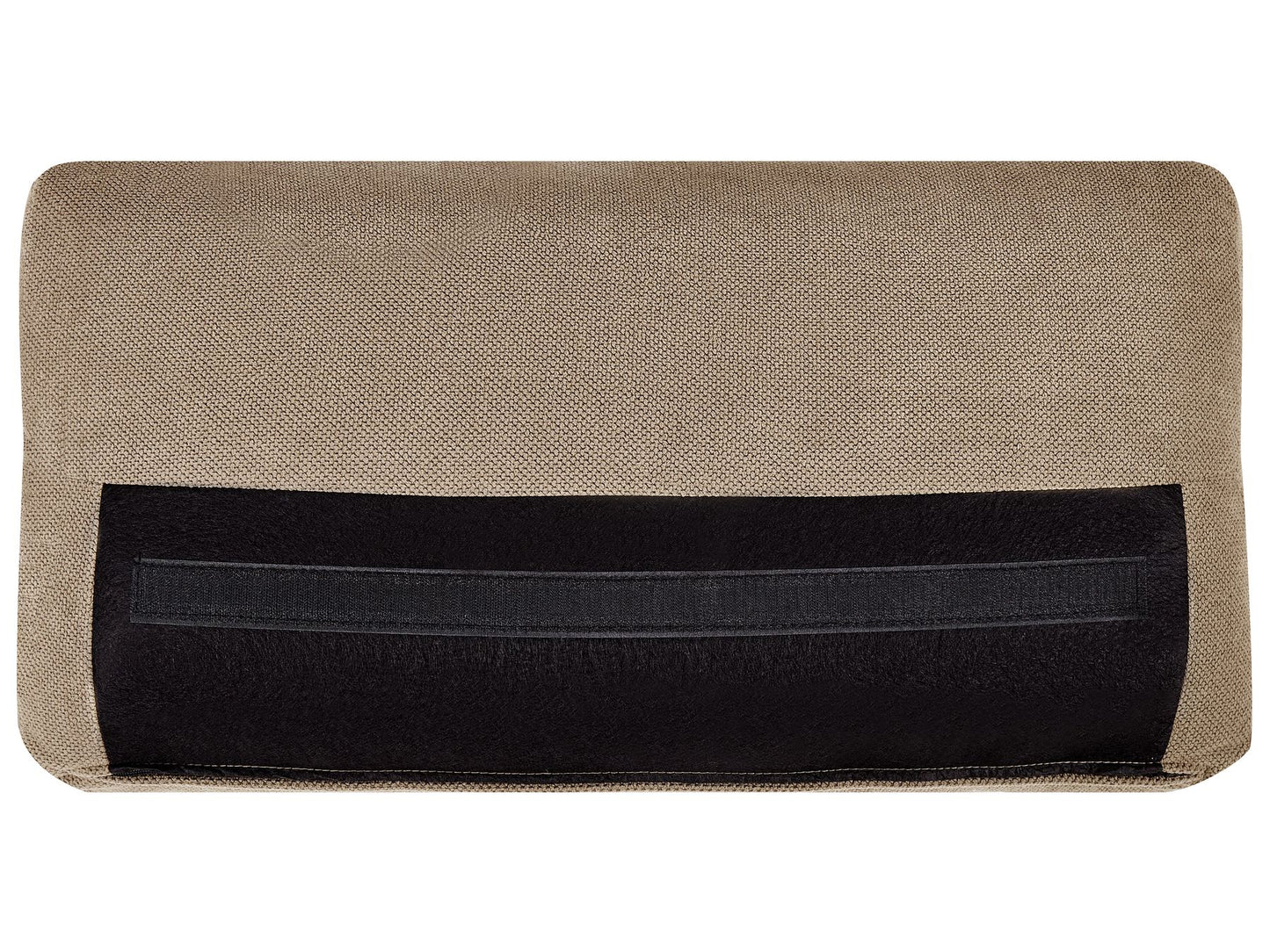 3 Seater Fabric Sofa Light Brown VESALA