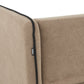 Left Hand Fabric Corner Sofa Light Brown ALTAN