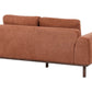 2 Seater Fabric Sofa Golden Brown LAURILA