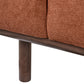 2 Seater Fabric Sofa Golden Brown LAURILA