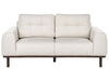 2 Seater Fabric Sofa Light Beige LAURILA