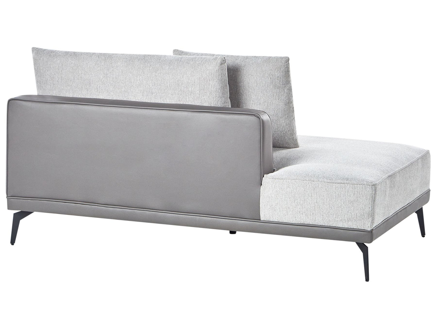 Left Hand Modular Fabric Corner Sofa Grey MYKEN