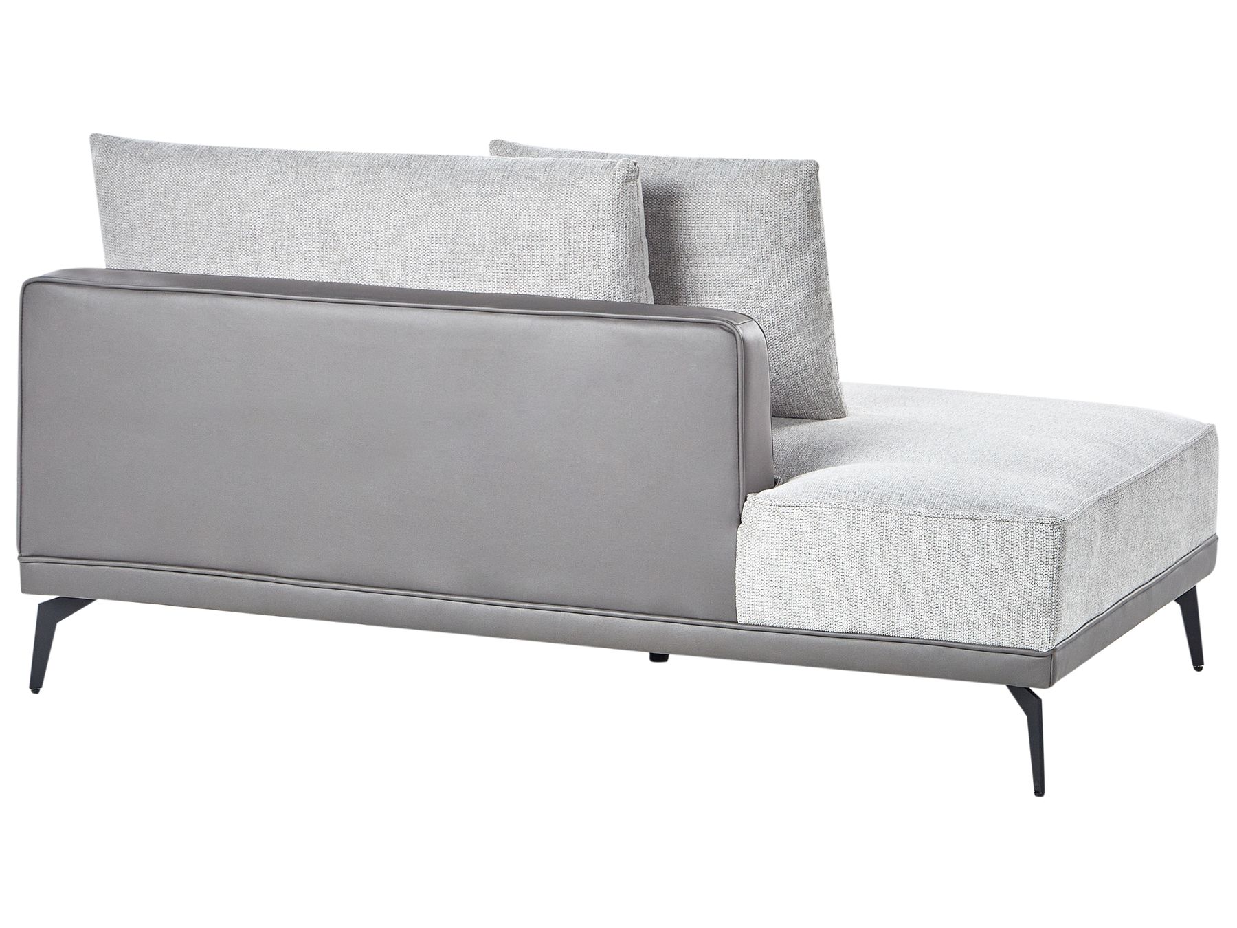Left Hand Modular Fabric Corner Sofa Grey MYKEN