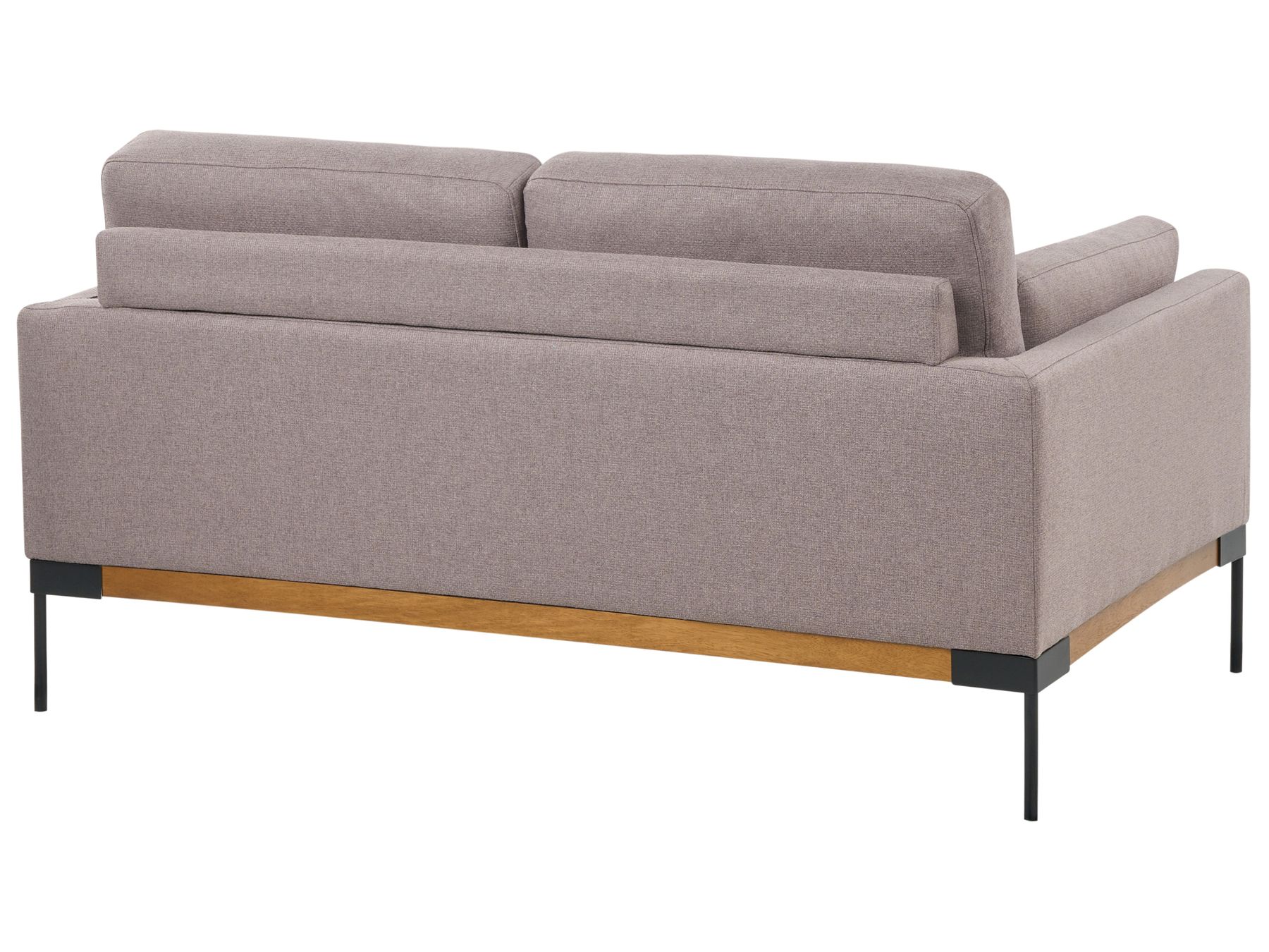2 Seater Fabric Sofa Taupe SKAVEN