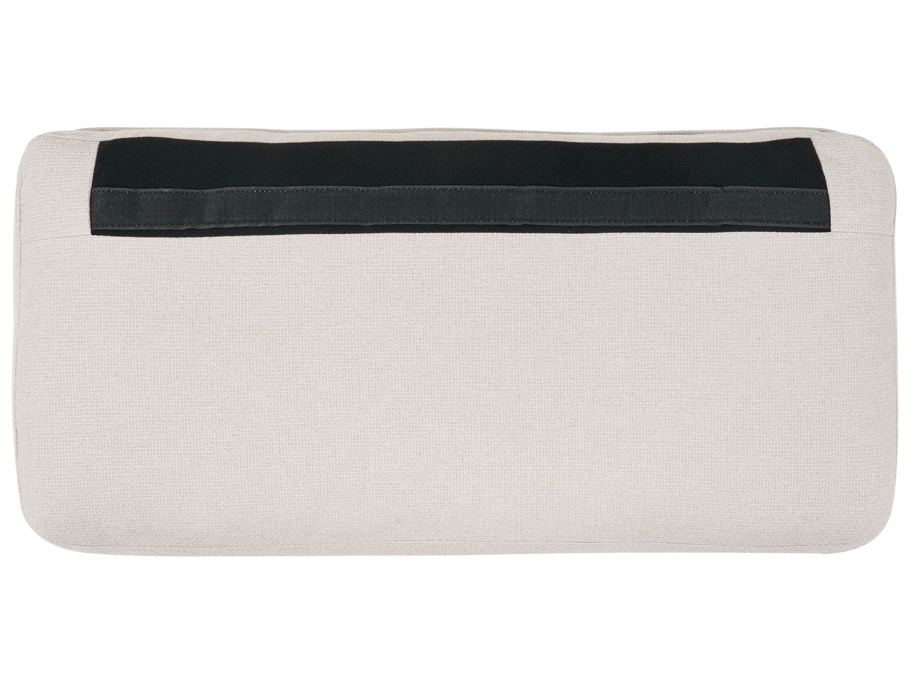 2 Seater Fabric Sofa Light Beige SKAVEN