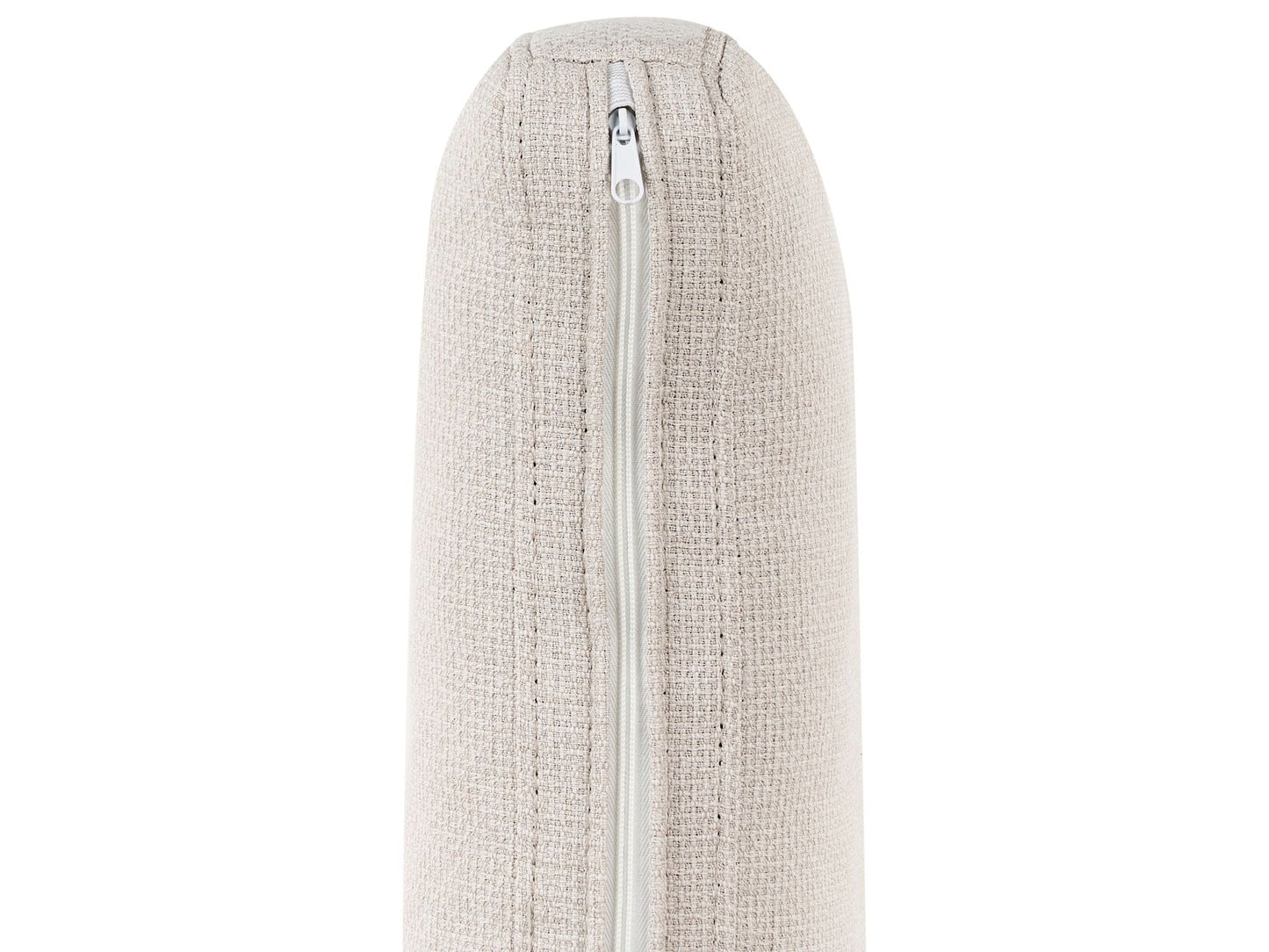 2 Seater Fabric Sofa Light Beige SKAVEN