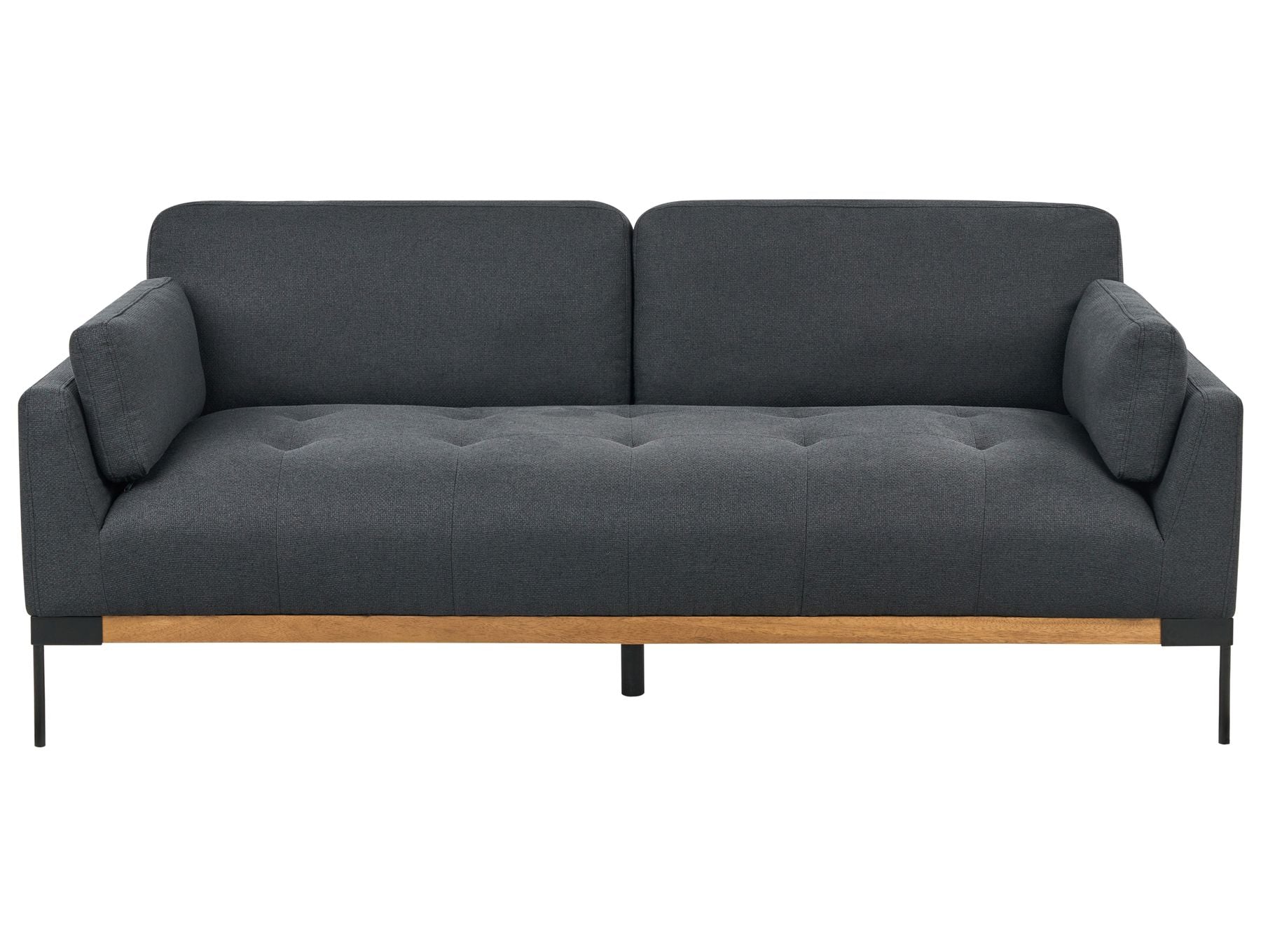 3 Seater Fabric Sofa Black SKAVEN
