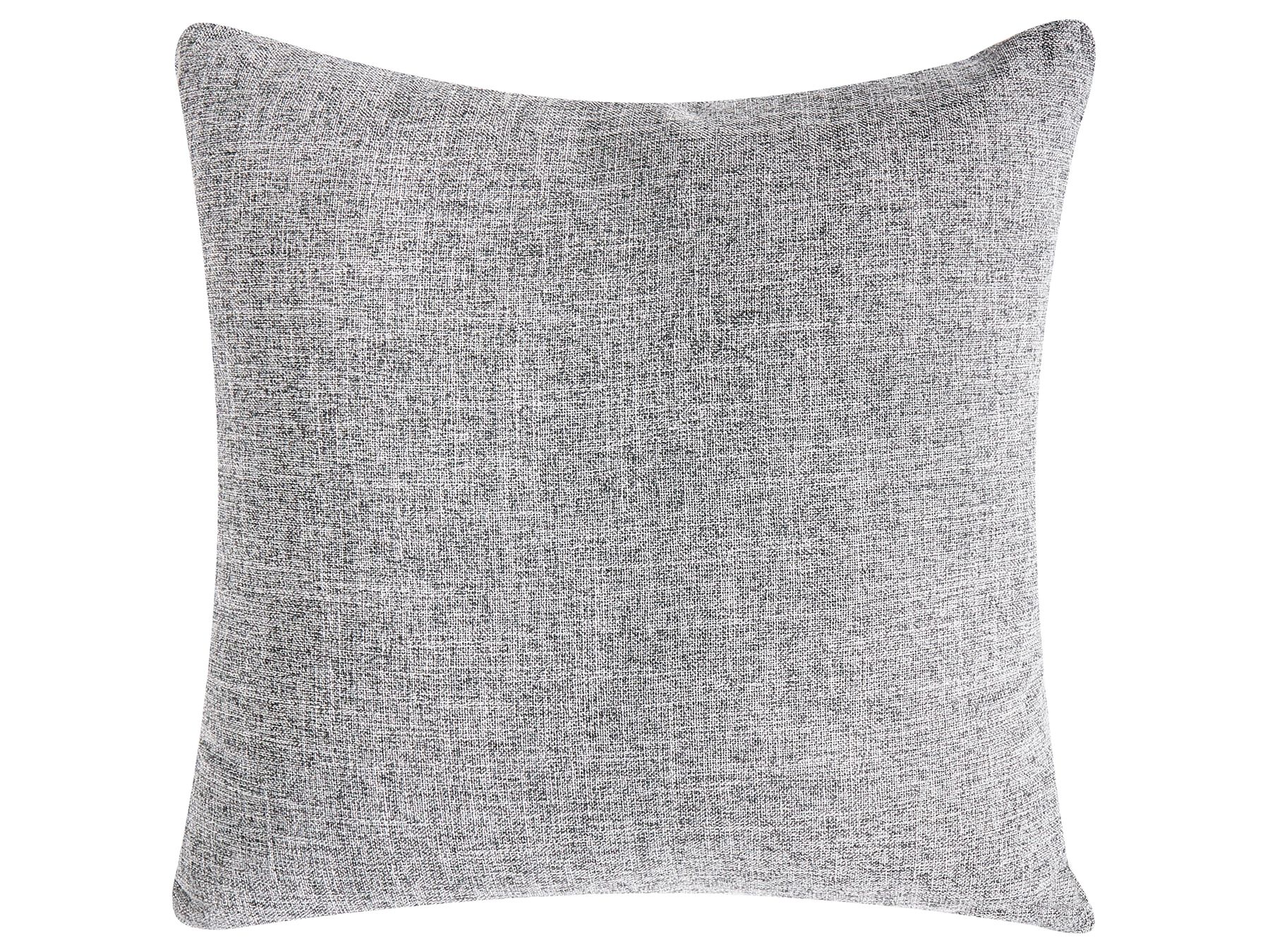 4 Seater Fabric Sofa Grey and Black TORPO