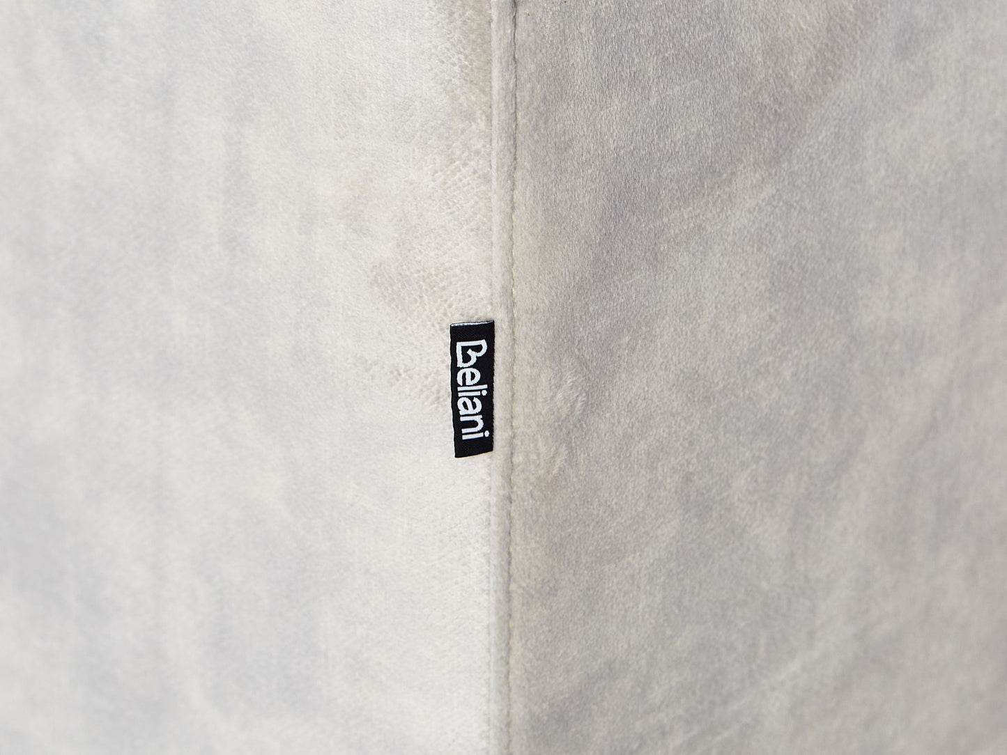 Right Hand Velvet Corner Sofa Light Beige KIRUNA