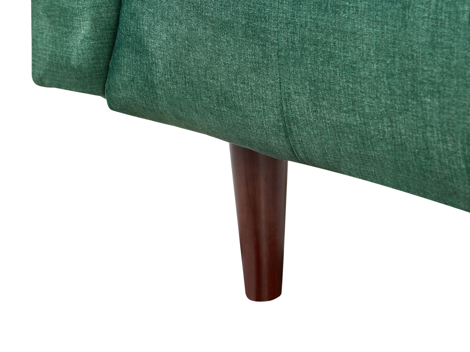 3 Seater Fabric Sofa Green BYSKE