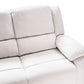 Corner Fabric Manual Recliner Sofa Light Beige ROKKE