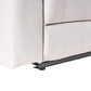 Corner Fabric Manual Recliner Sofa Light Beige ROKKE