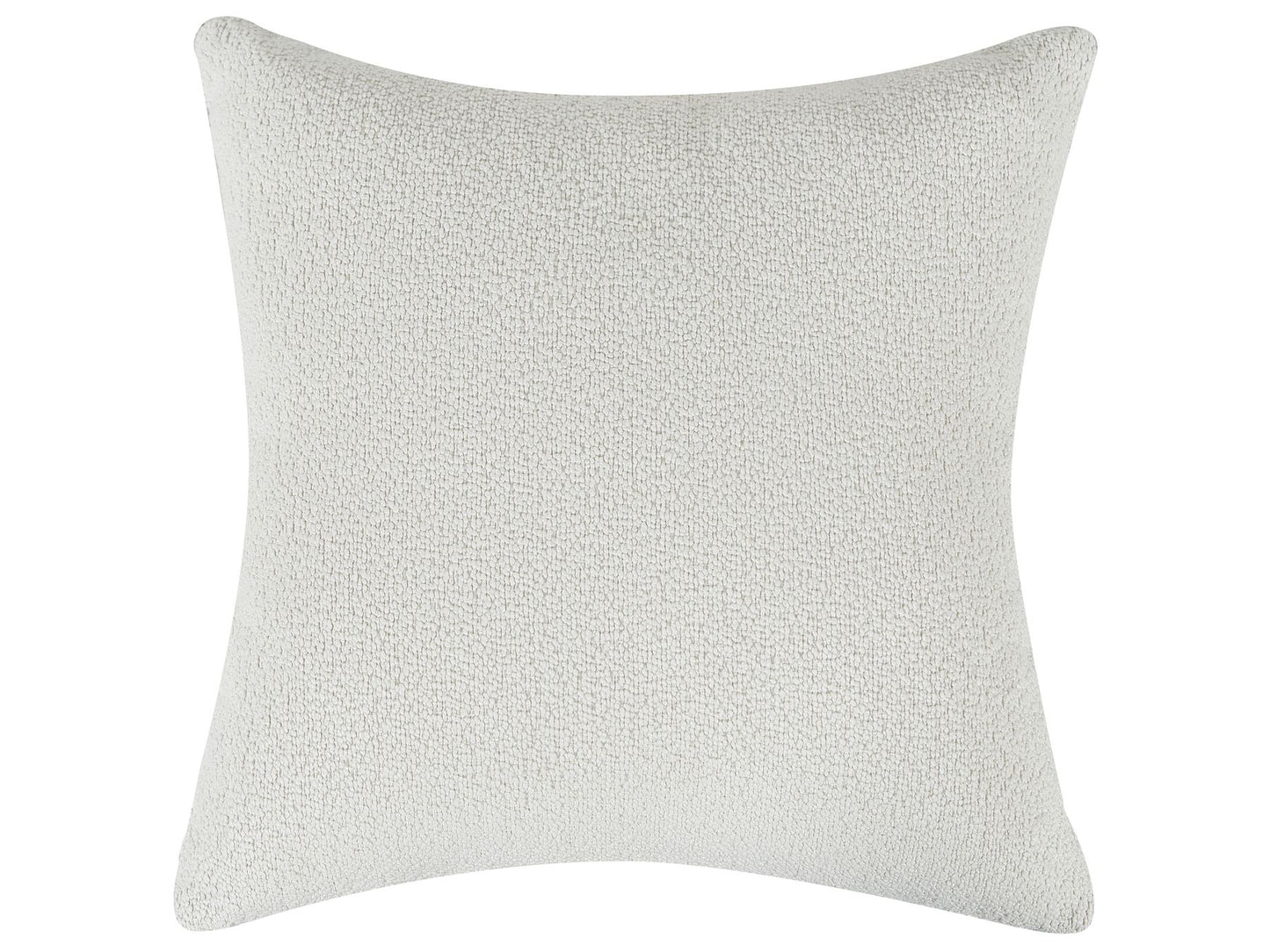 Left Hand Boucle Corner Sofa White HOLT