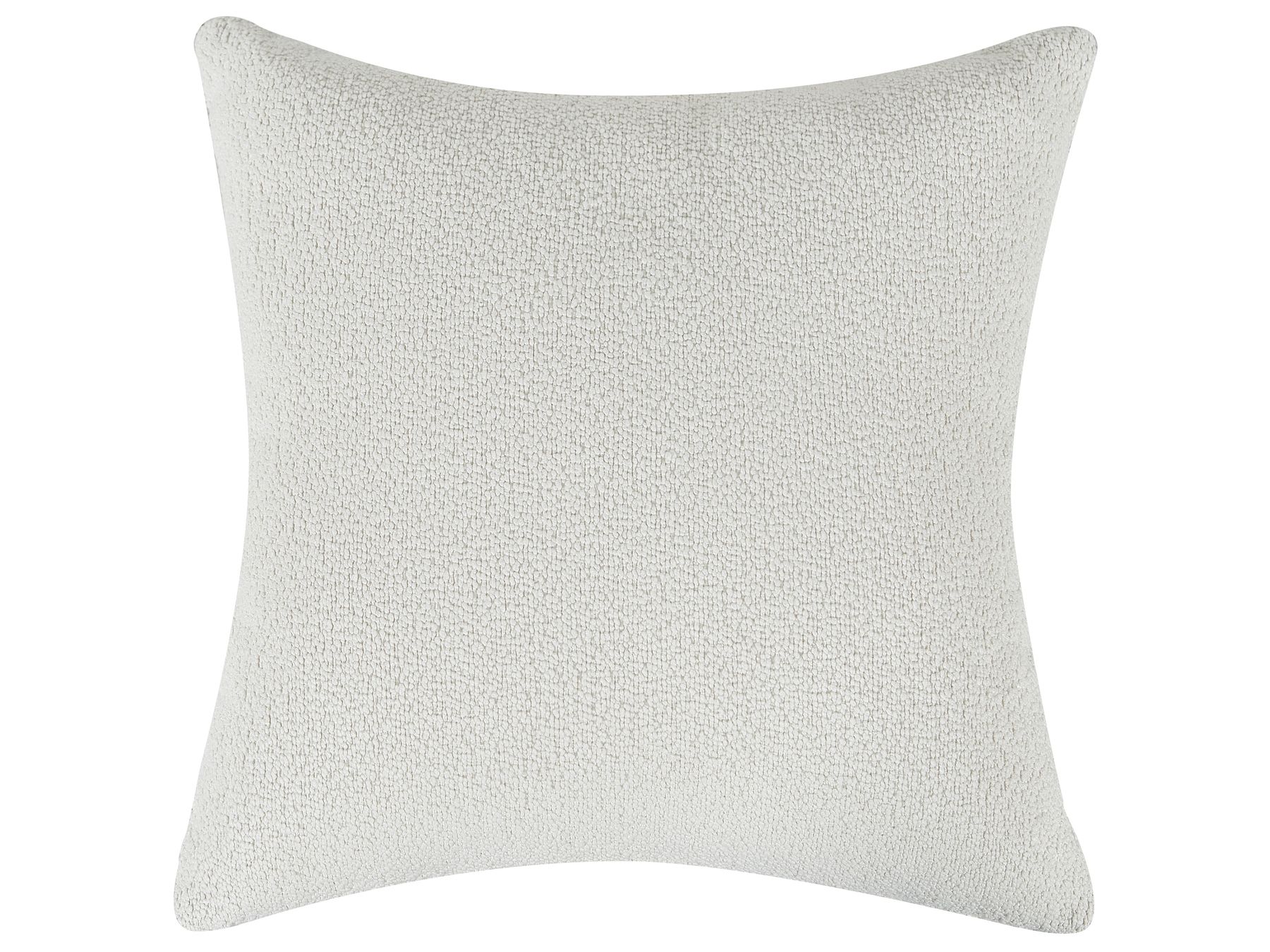 Left Hand Boucle Corner Sofa White HOLT