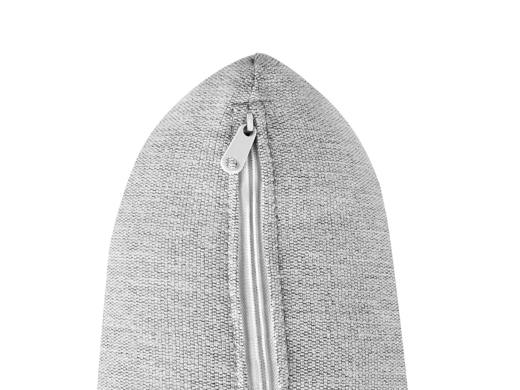 Right Hand Fabric Corner Sofa Light Grey IKAST