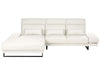 Right Hand Fabric Corner Sofa Off-White IKAST