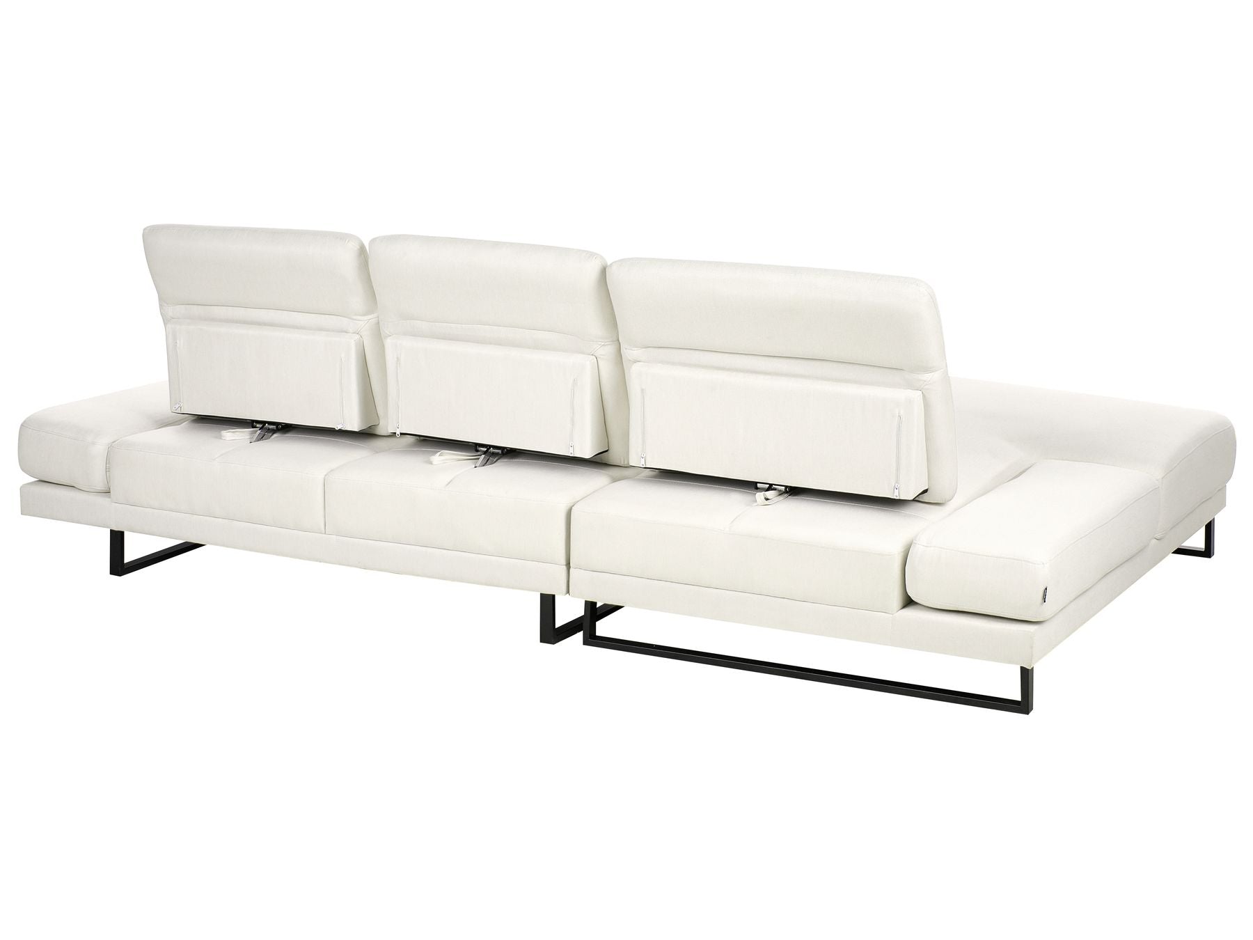 Right Hand Fabric Corner Sofa Off-White IKAST
