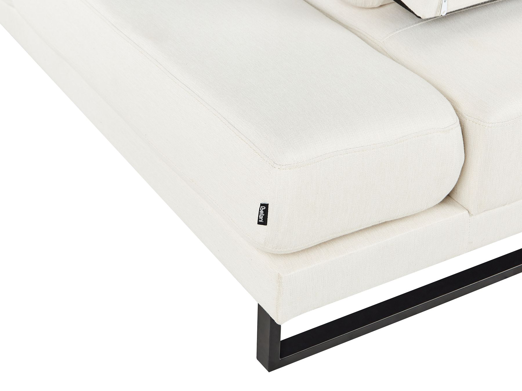 Right Hand Fabric Corner Sofa Off-White IKAST