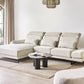 Right Hand Fabric Corner Sofa Light Beige IKAST