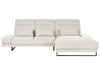Left Hand Fabric Corner Sofa Light Beige IKAST