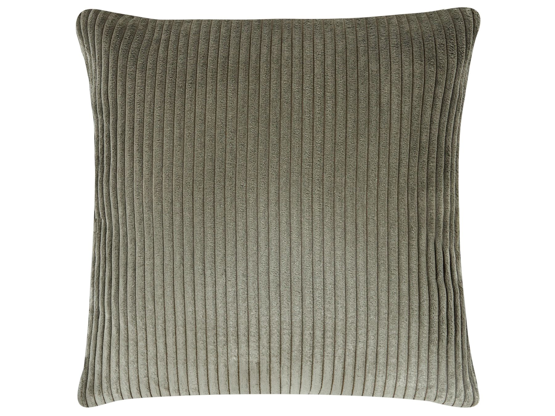 Right Hand Jumbo Cord Corner Sofa Green LUNGO