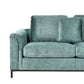 Corner Sofa OSLO Velvet Teal 4 Seater Left Hand