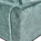 Corner Sofa OSLO Velvet Teal 4 Seater Left Hand