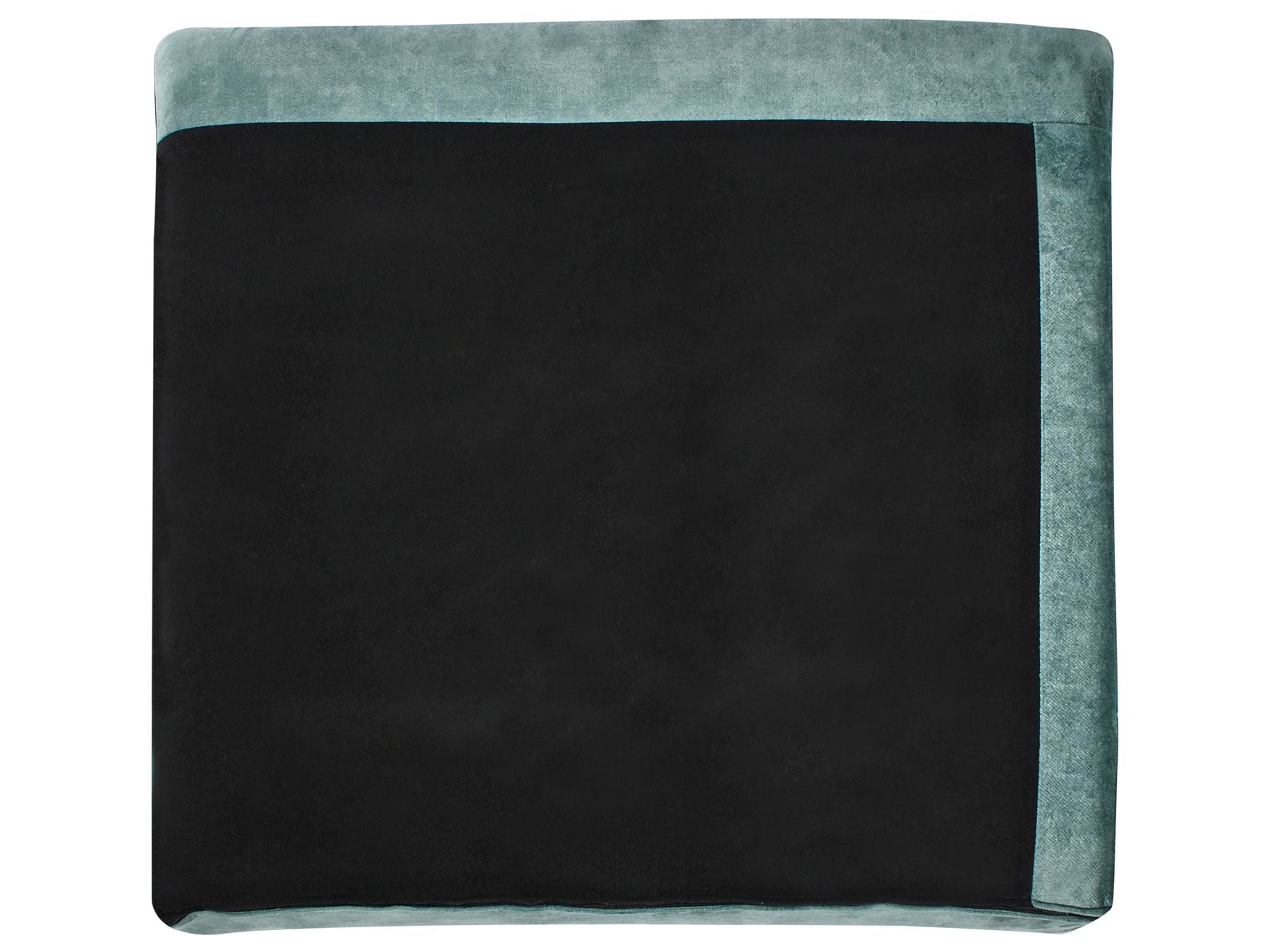 Left Hand Corner Velvet Sofa with Ottoman Teal OSLO